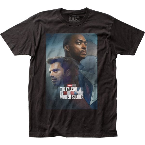 Falcon and the Winter Soldier FWS Poster Mens T Shirt Black_6856