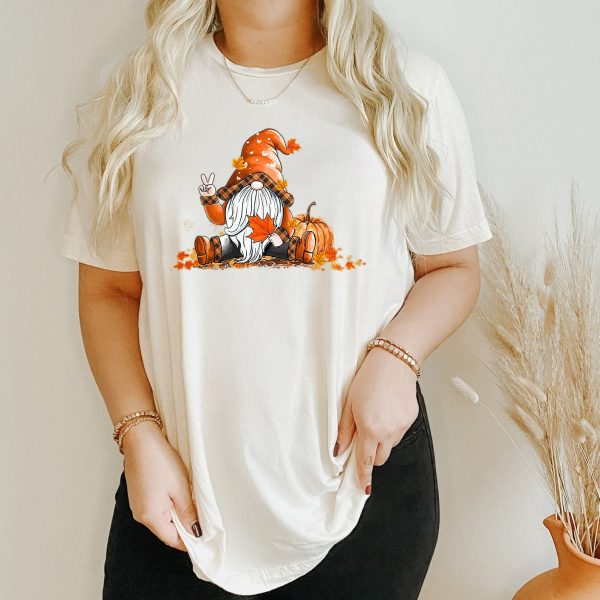 Fall Gnomes Autumn Turkey Thanksgiving Funny Shirt