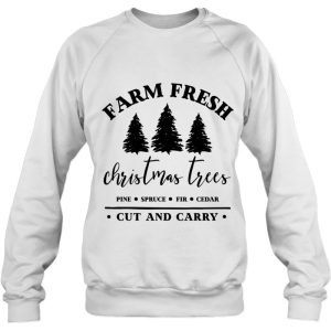 Farm Fresh Christmas Trees Design Classic Gift Sweatshirt