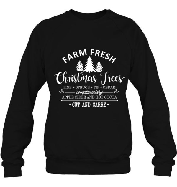 Farm Fresh Christmas Trees Nal Essential Sweatshirt