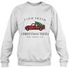 Farm Fresh Christmas Trees Vintage Truck Holiday Gift Shirt