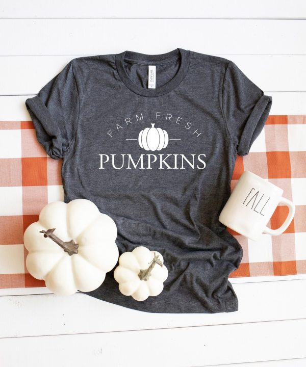 Farm Fresh Pumpkins Fall Autumn Thanksgiving Shirt