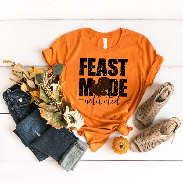 Feast Mode Activated Thanksgiving Turkey T-Shirt