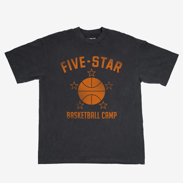 Five Star Basketball Camp Black Heavy T