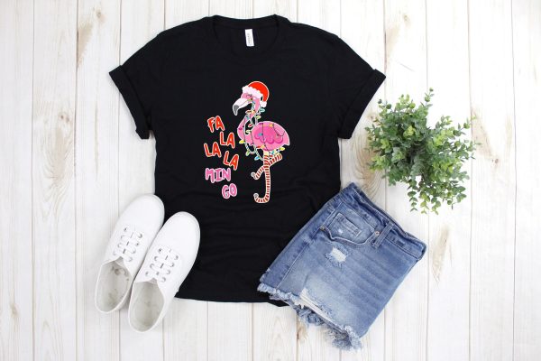 Flamingo Christmas Fa La Mingo Shirt