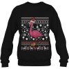 Flamingo Taco Santa Hat Christmas Sweatshirt Gift For Kids