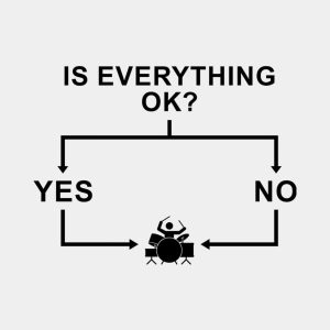 Flowchart (Drums) – T-shirt