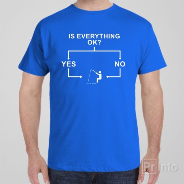 Flowchart (Fishing) – T-shirt