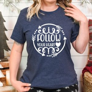 Follow Your Heart Retro Valentine’s Day Hug Me Shirt