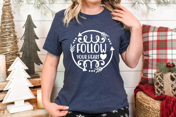 Follow Your Heart Retro Valentine’s Day Hug Me Shirt