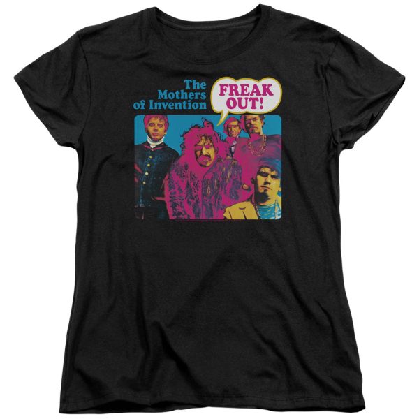 Frank Zappa Freak Out! Womens T Shirt Black_3501