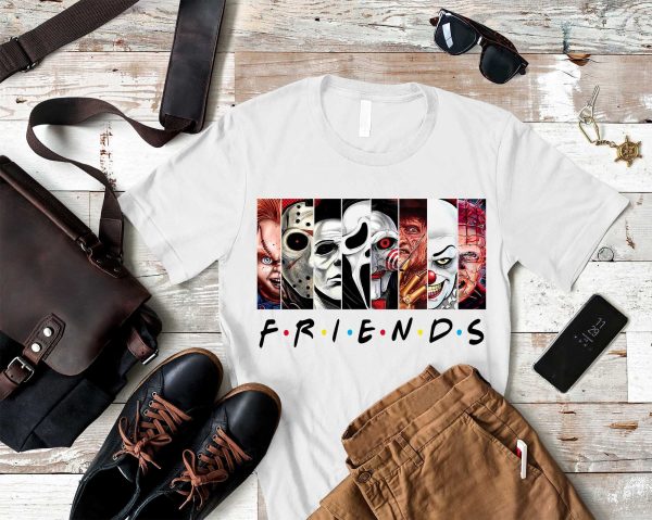 Friends Halloween Movie Killers Squad Shirt