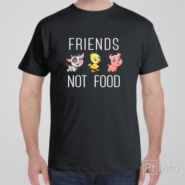 Friends, not food – T-shirt