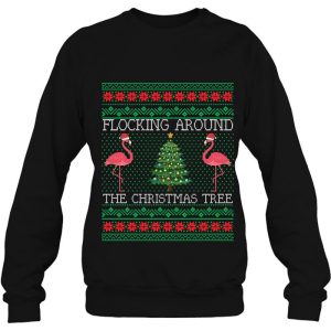 Funny Christmas Flamingo Ugly Sweater Shirts