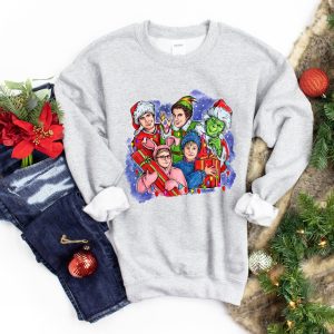 Funny Christmas Friends Unisex Sweatshirt 3