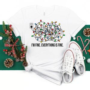 Funny Christmas I’m Fine Everything Is Unisex Shirt
