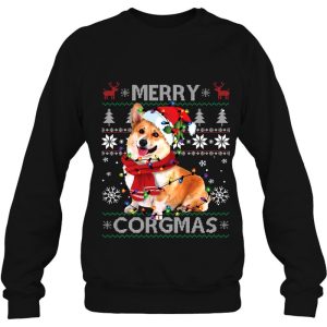 Funny Corgi Merry Corgmas Ugly Christmas Sweatshirt