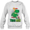 Funny Cute Christmas Dinosaur Dino Tree Rex Sweatshirt