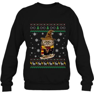 Funny Cute Owl Harry Magical Wizard Potter Ugly Christmas Sweatshirt