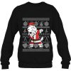 Funny Dabbing Westie Dog Ugly Christmas Sweatshirt