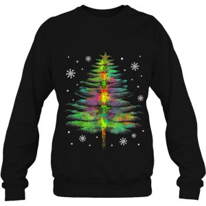 Funny Dragonfly Christmas Tree Sweatshirt Gift Xmas