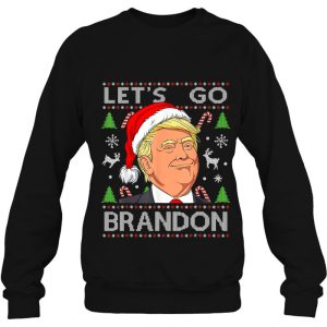 Funny Let’s Go Brandon Trump Ugly Christmas Sweater Sweatshirt