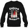 Funny Rolling With My Gnomies Christmas Gnomes Sweatshirt