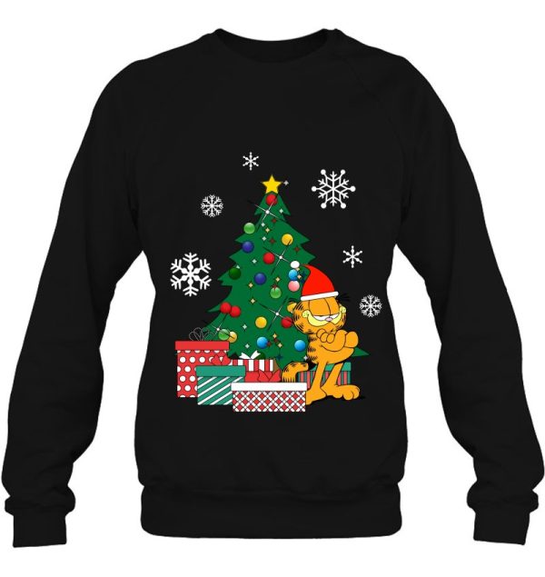 Garfield Around The Christmas Tree Essential Sweatshirt