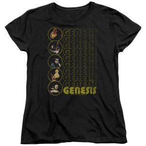 Genesis The Carpet Crawlers Womens T Shirt Black_8190