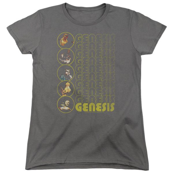 Genesis The Carpet Crawlers Womens T Shirt Charcoal_6097