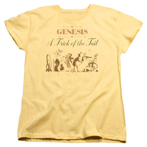 Genesis Trick Of The Tail Womens T Shirt Yellow_5013