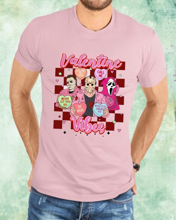 Ghostface Scream Horror Valentine’s Day Tee