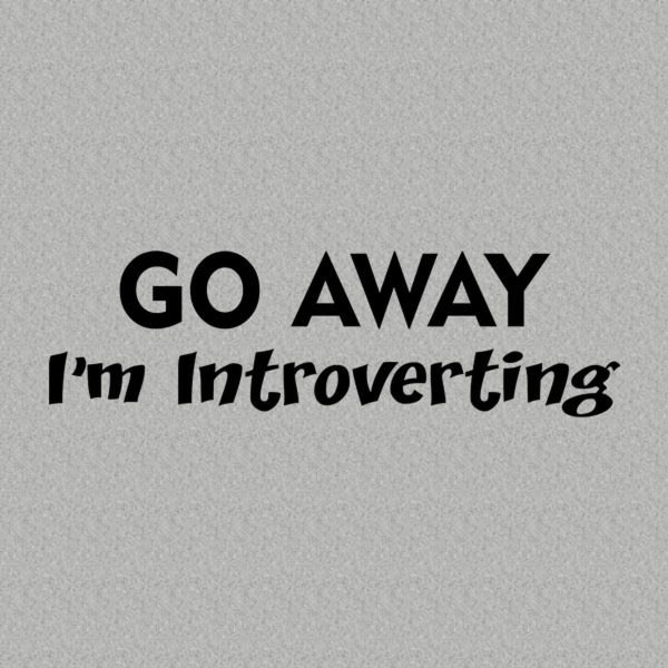 Go Away! I’m introverting – T-shirt