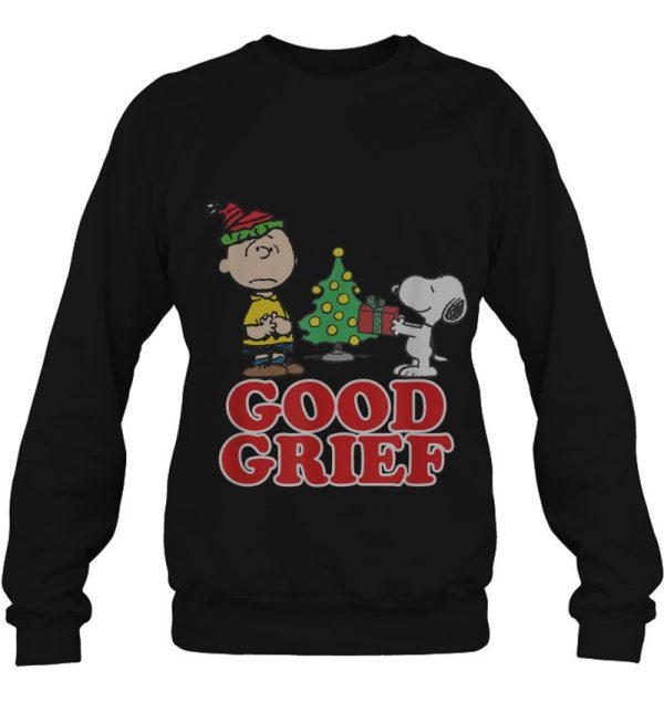 Good Grief Charlie Brown And Snoopy Christmas Sweatshirt