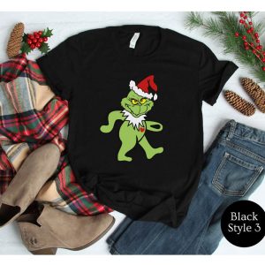 Grateful Dead Dancing Bear Grinch Christmas Shirt