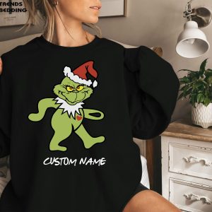 Grateful Dead Dancing Bear Grinch Christmas Shirt