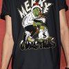Grinch Christmas Graphic To Match Royalty T Shirt