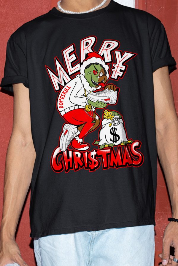 Grinch Christmas Graphic To Match Twist T-Shirt