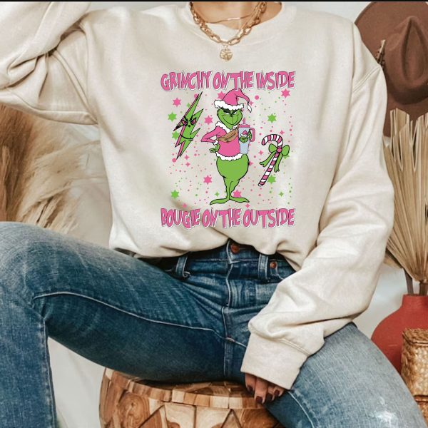 Grinch On The Inside Bougie Outside Sweatshirt