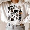 Halloween Doodles Vintage Fall Apparel Witchy Shirt