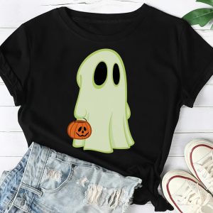 Halloween Funny Boo Pumpkin Shirt Plus Size