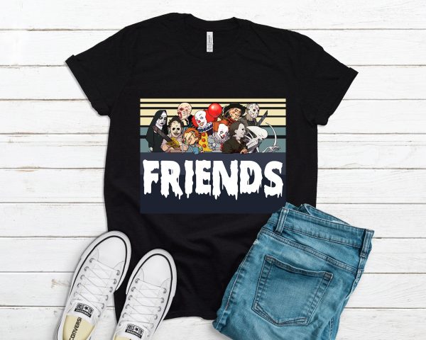 Halloween Funny Horror Friends T-Shirt