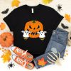 Halloween Hello Pumpkin Boo Boo Ghost T-Shirt