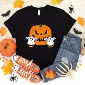 Halloween Hello Pumpkin Boo Boo Ghost T-Shirt
