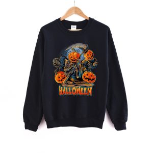 Halloween Hello Pumpkin Sweatshirt Plus Size