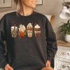 Halloween Horror Coffee Spooky Season Sweatshirt