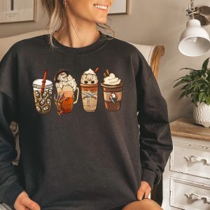 Halloween Horror Coffee Spooky Season Sweatshirt