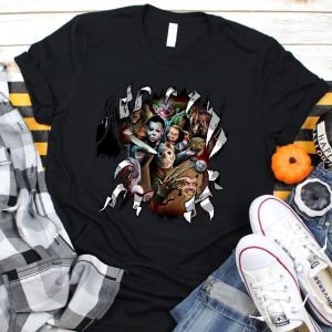 Halloween Horror Friends Characters Shirt