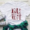 Halloween Horror Movie Characters Faces In Knives T Shirt