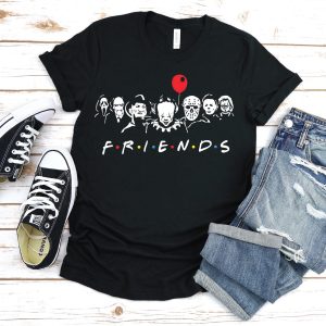 Halloween Horror Movie Killers Scary Friends Shirt